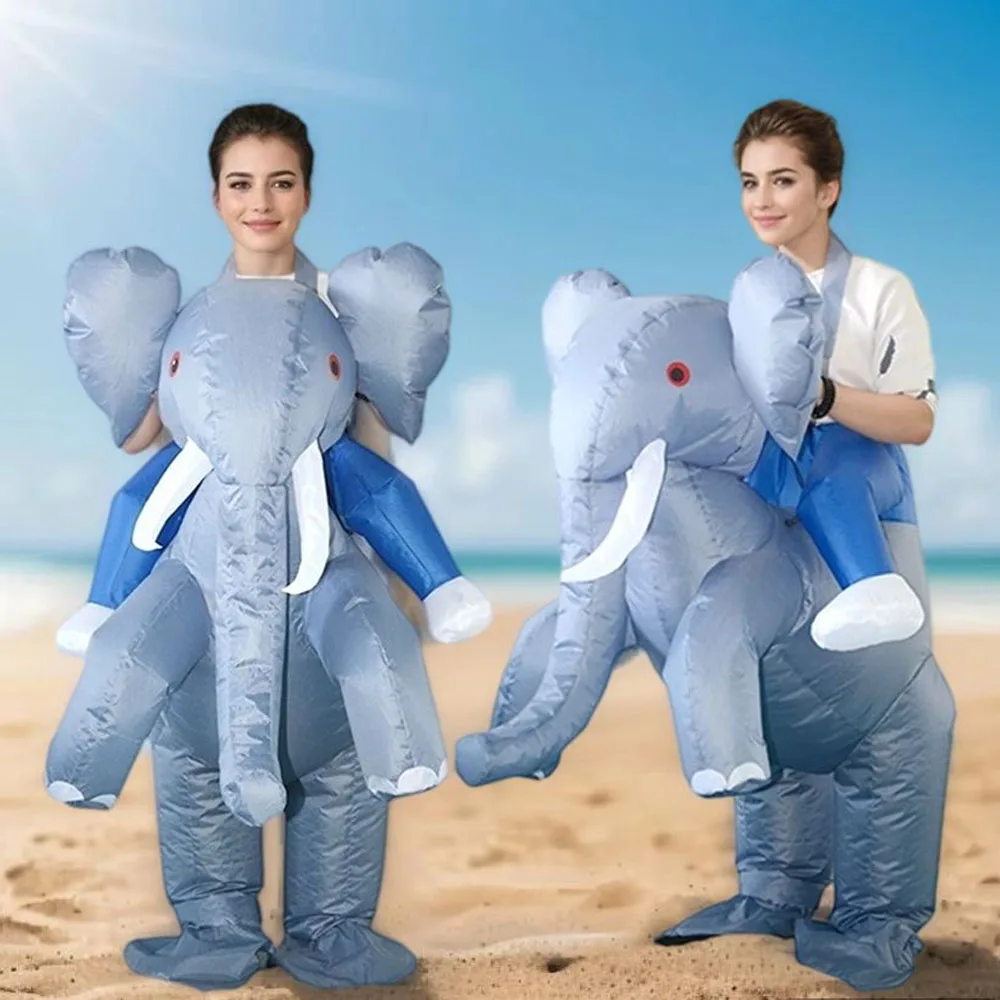 

Inflatable Elephant Costume Suitable for Halloween Christmas New Year Carnival Party Masquerade Role Play Inflatable Clothes