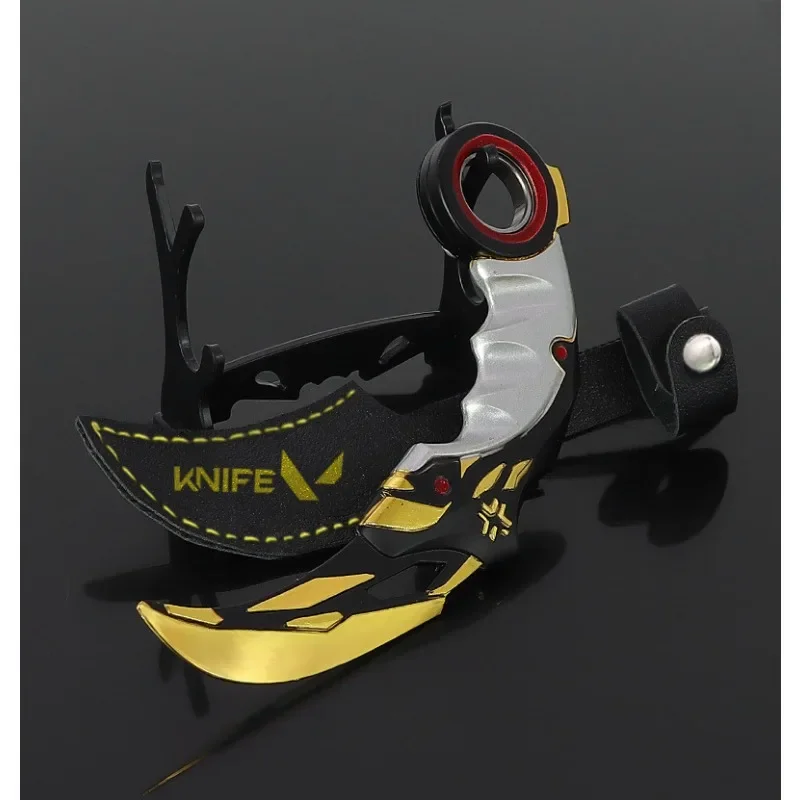 2024 Edition Claw Knife with Leather Fearless Contract Toy Alloy Weapon Model 15cm