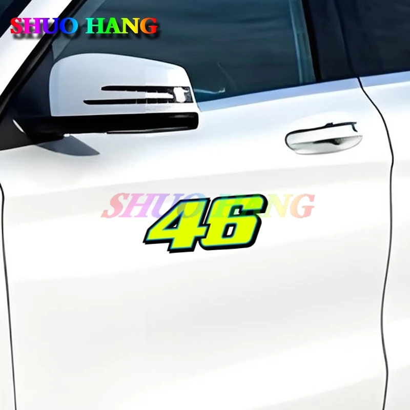 Car Sticker Vinyl Valentino_46 Number Quality The Doctor Motorcycle Racing Sports Decoration Window Bumper Rossi Badge Brand