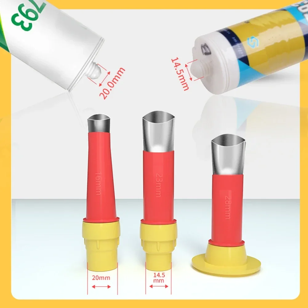 Applicatore per ugelli per mastice in acciaio inossidabile da 22 pezzi con kit base Strumenti di finitura sigillante siliconico Ugello per giunti per lavandino del bagno