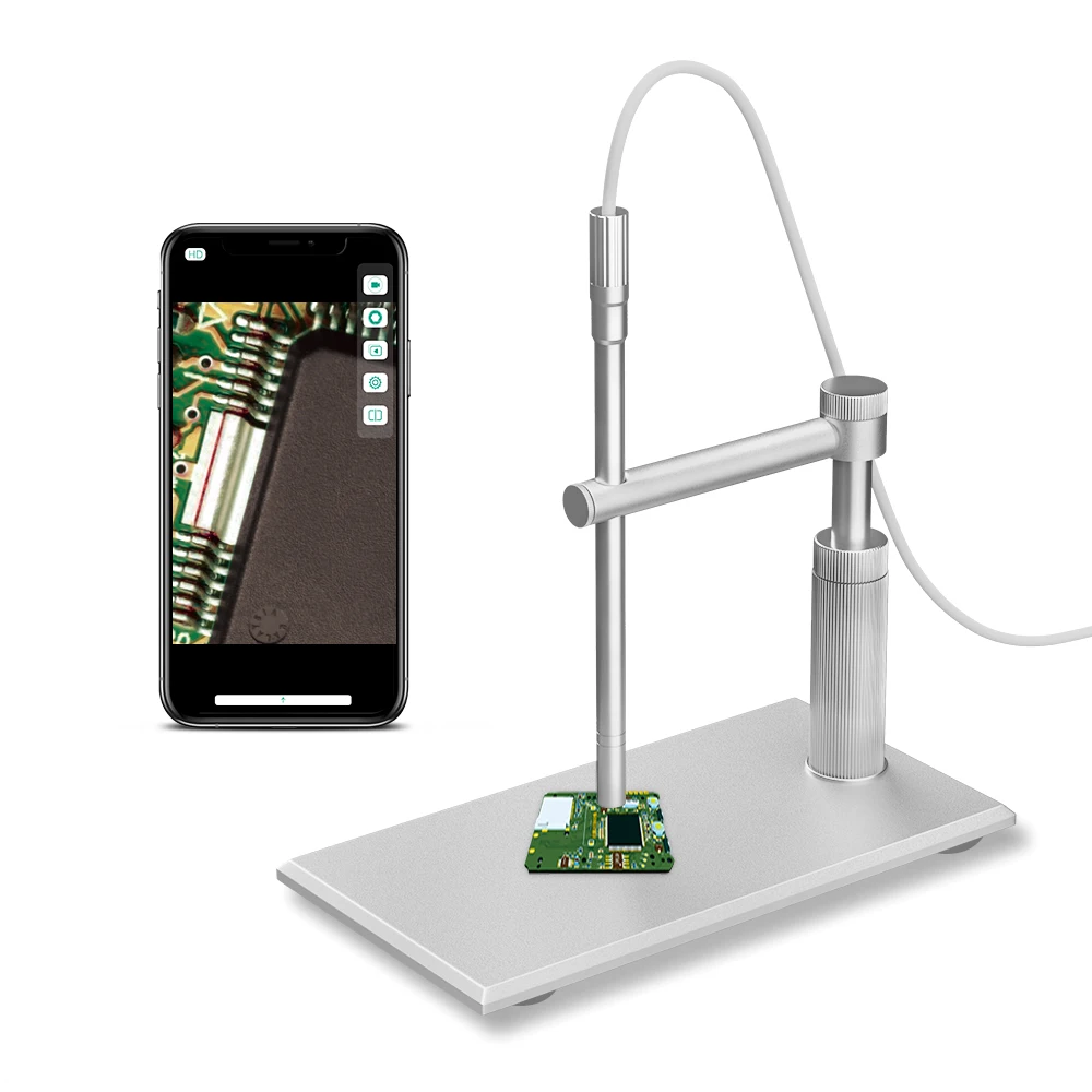 5MP 1-200X Zoom 3in1 USB Digital Microscope For Android and Computer PCB Repairing Magnifier Handheld Endoscope Otoscope Camera