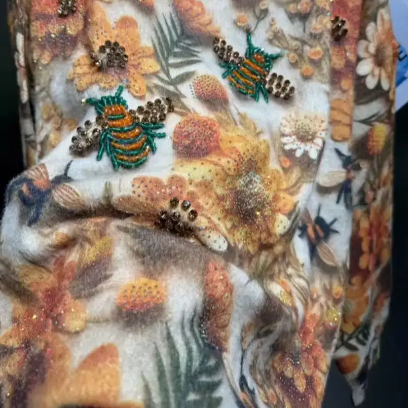 Suéter de punto con piedras de cristal brillantes para mujer, suéteres de otoño/invierno, Jersey de punto nuevo, prendas de vestir, suéter, ropa femenina