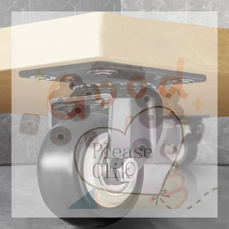 【HG】Furniture Casters Wheels PP Fixed Swivel Caster Roller Wheel For Heavy Duty Platform Trolley Chair Household Accessory