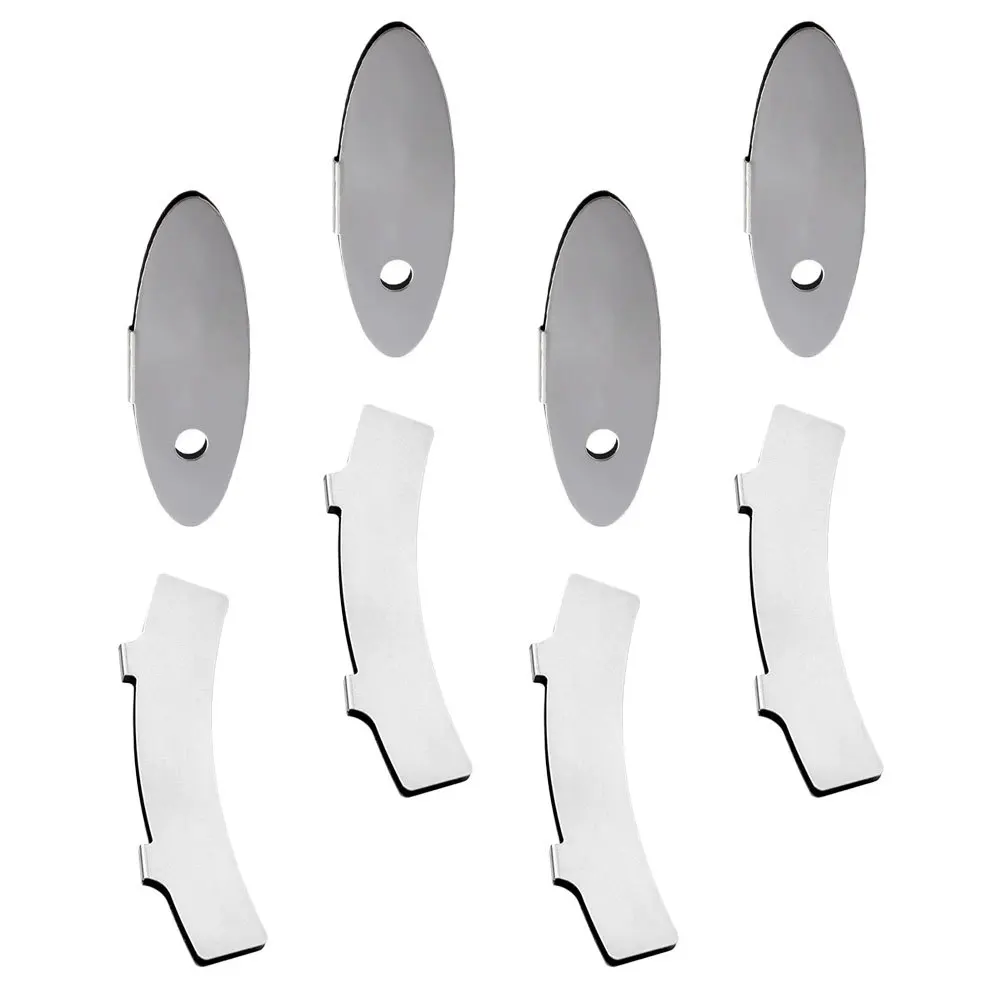 Ajustador de freno de disco de bicicleta de montaña, espaciador de ciclismo antiarañazos de acero inoxidable, duradero, resistente al desgaste, a prueba de herrumbre, 8 Uds.