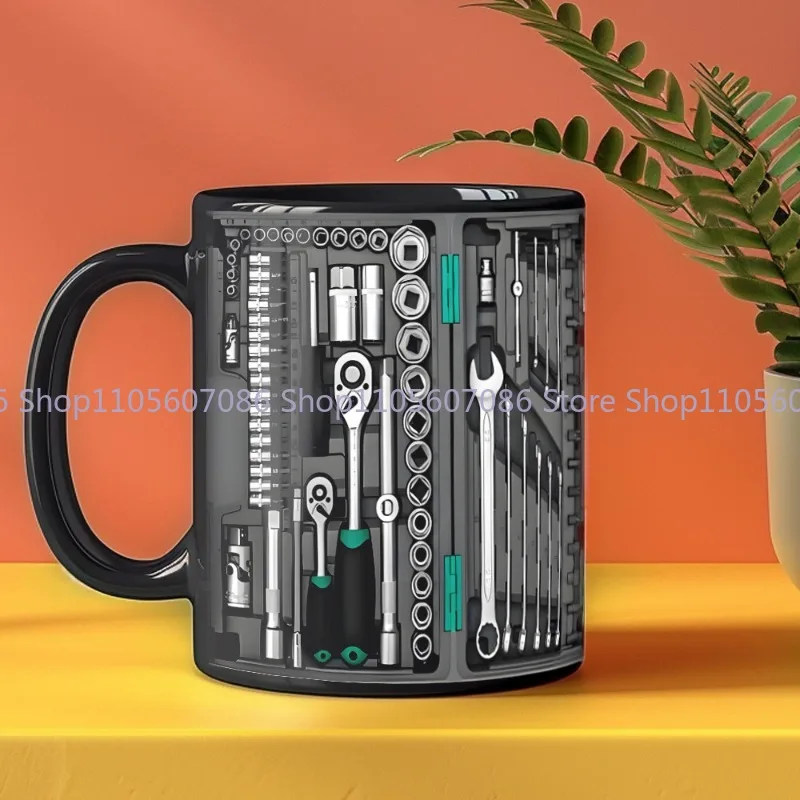 

Repair Tool Pattern Ceramic Mug Water Cup