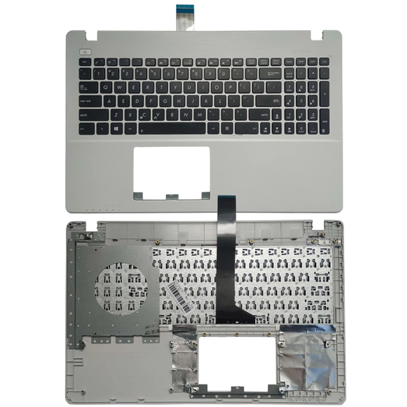 Imagem -02 - Teclado Tampa Superior para Asus K550v X550c X552e A550l Y581c F550 R510j A550c Palm Resto Case Shell