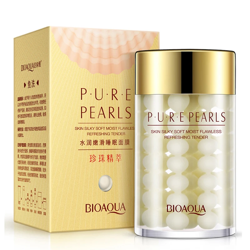 BIOAQUA Pure Pearl Face Cream Moisturizing Skin Firming skincare Facial Cream Beauty Health Skin Care