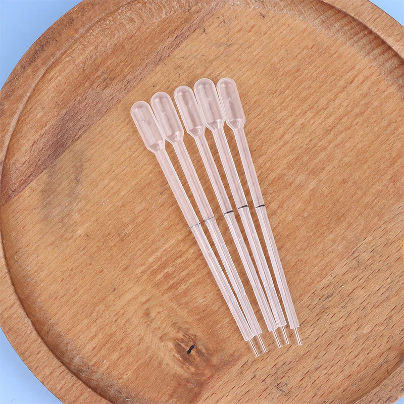 5/10Pcs 40ul Graduated Plastic Disposable Dropper Micro Pasteur Pipette for Blood Lipid & Hemoglobin Tests Laboratory Equipment