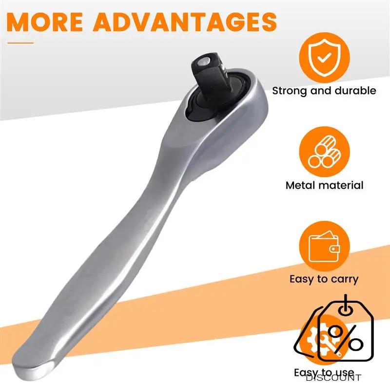 BAAG-Mini 1/4 Ratchet Wrench High Quality Quick Socket Ratchet Wrench Screwdriver Wrenches Tools Small Spanner 72 Tooth