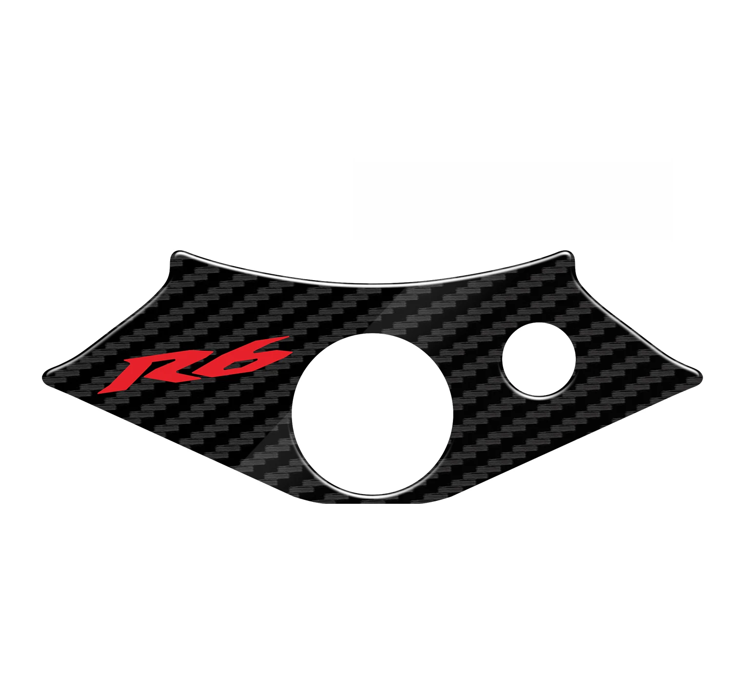 

For YAMAHA R6 YZF-R6 R 6 1998-2002 1999 2000 2001 Motorrad 3D Carbon-look Upper Triple Yoke Defender