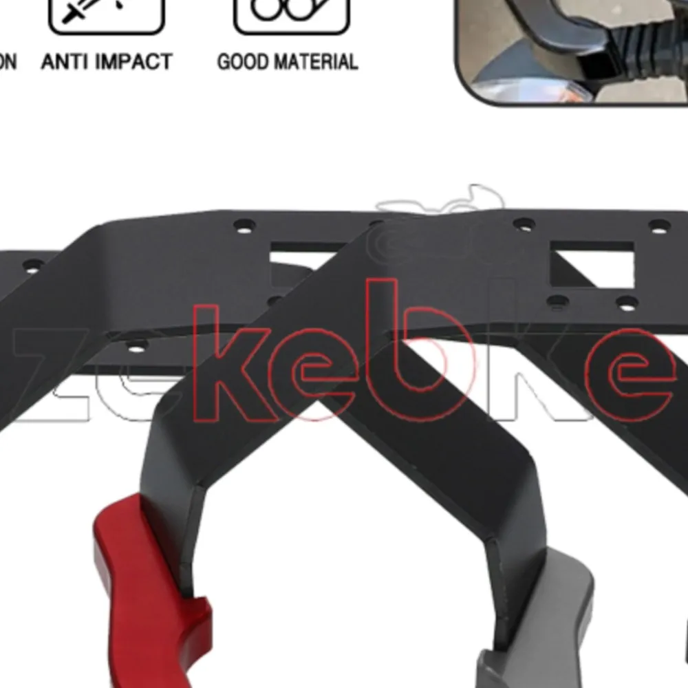 

Rear Passenger Handle Grab Bars Rails Pollion Seat Cover Rear Armrest Fixing Bracket For KAWASAKI Z 400 NINJA 400 Z400 NINJA400