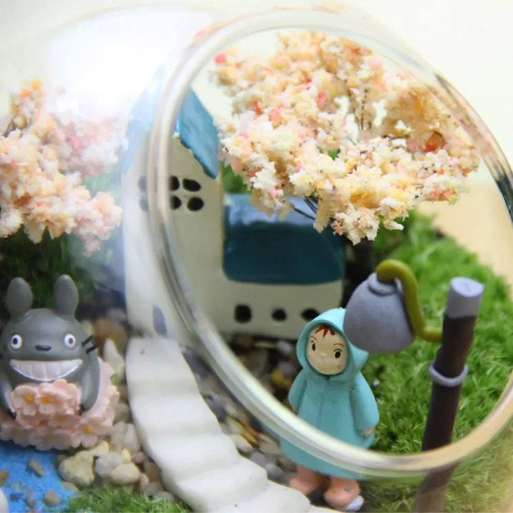 Sáng Tạo Trong Suốt Rõ Nét Bóng Lọ Thủy Tinh Bauble Bóng Micro Phong Cảnh Không Vật Có Terrarium Mọng Nước Treo Lọ Hoa Bình Chứa