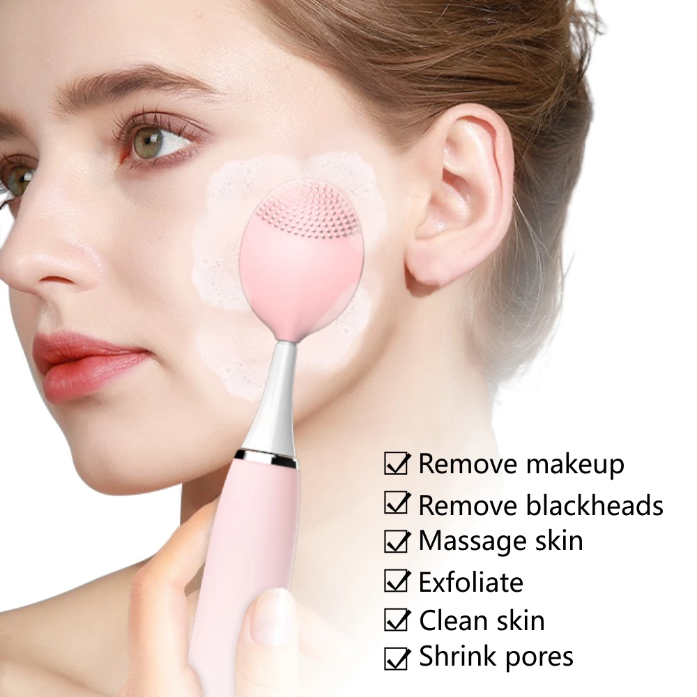 Szczotka do czyszczenia twarzy głowa BH401 wymiana silikonowe pory kurczące czysta skóra złuszczająca kąpiel elektryczne głowice do szczoteczek do zębów