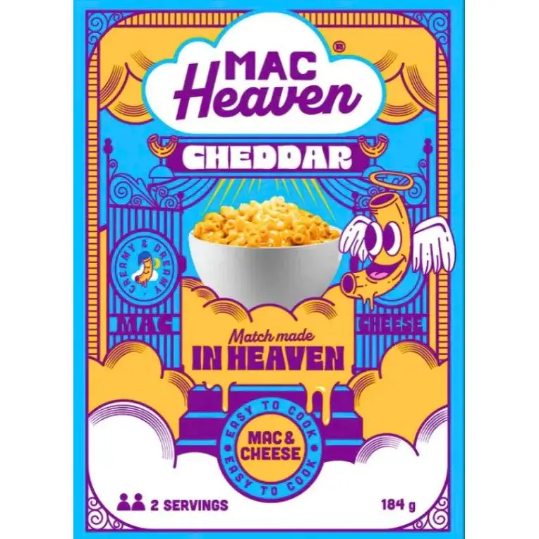 Macarrones con Queso Mac and Cheese de Cheddar marca Mac Heaven SUGAR SHOP