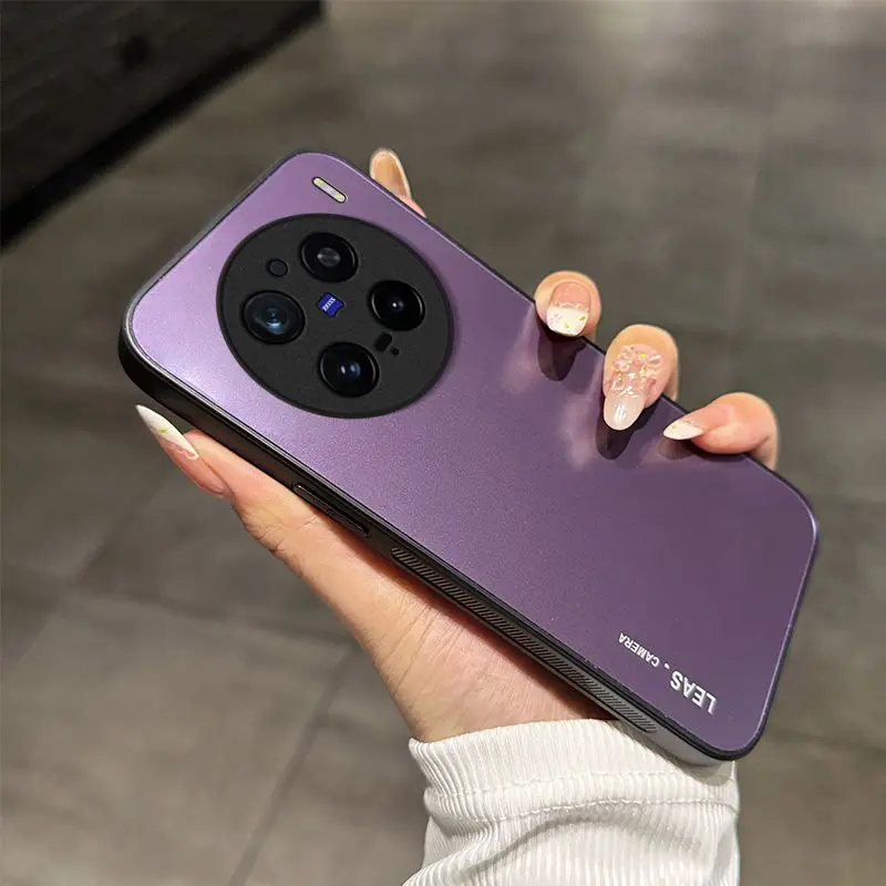 Чехол для VIVO X300 Pro X200 Ultra, простой матовый акриловый чехол, приятный для кожи, противоударный чехол для VIVO X200 Pro Mini Funda