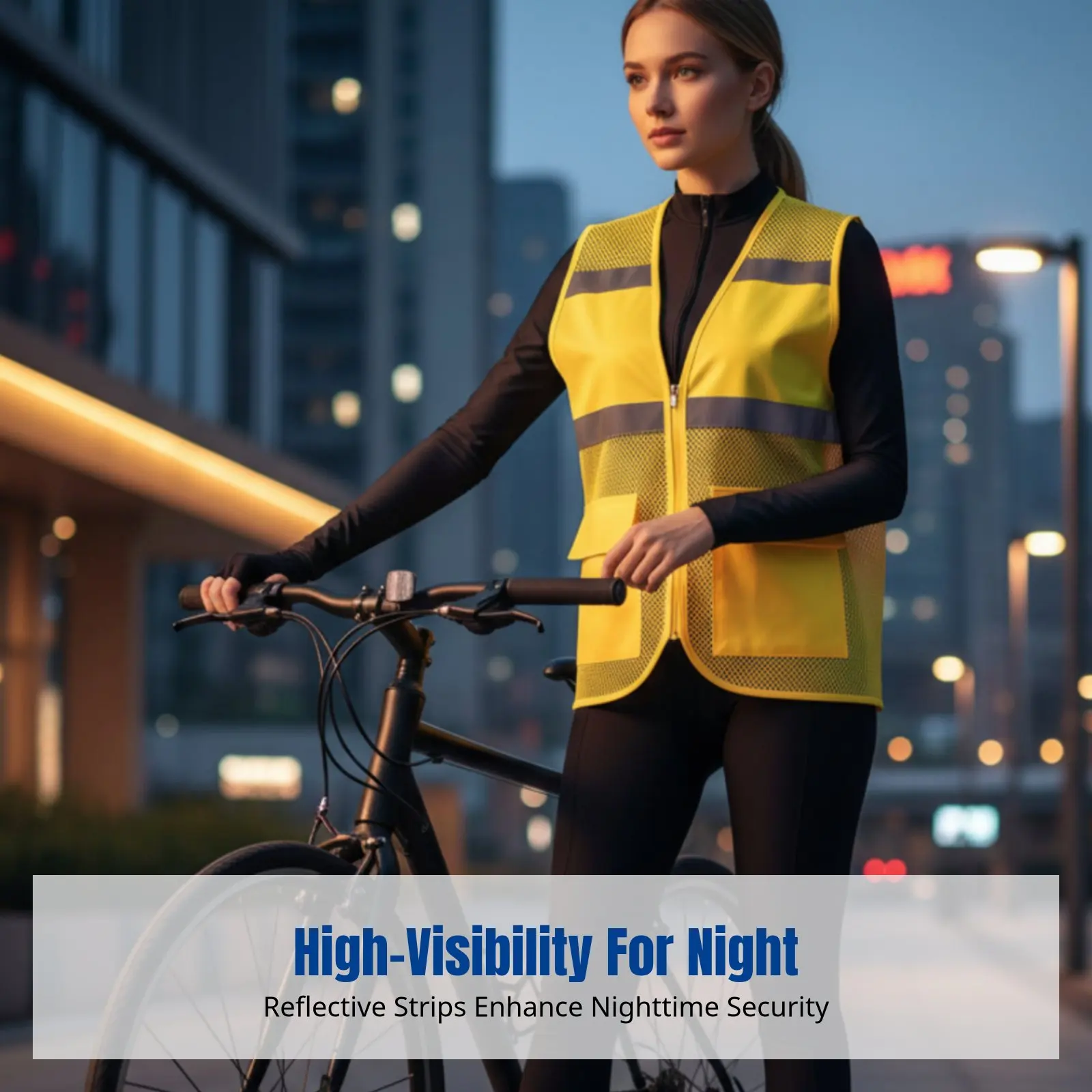 Reflective Vest, Breathable Mesh, Nighttime Fluorescent, Multi-Color, Traffic Construction, Cycling Protective Clothing