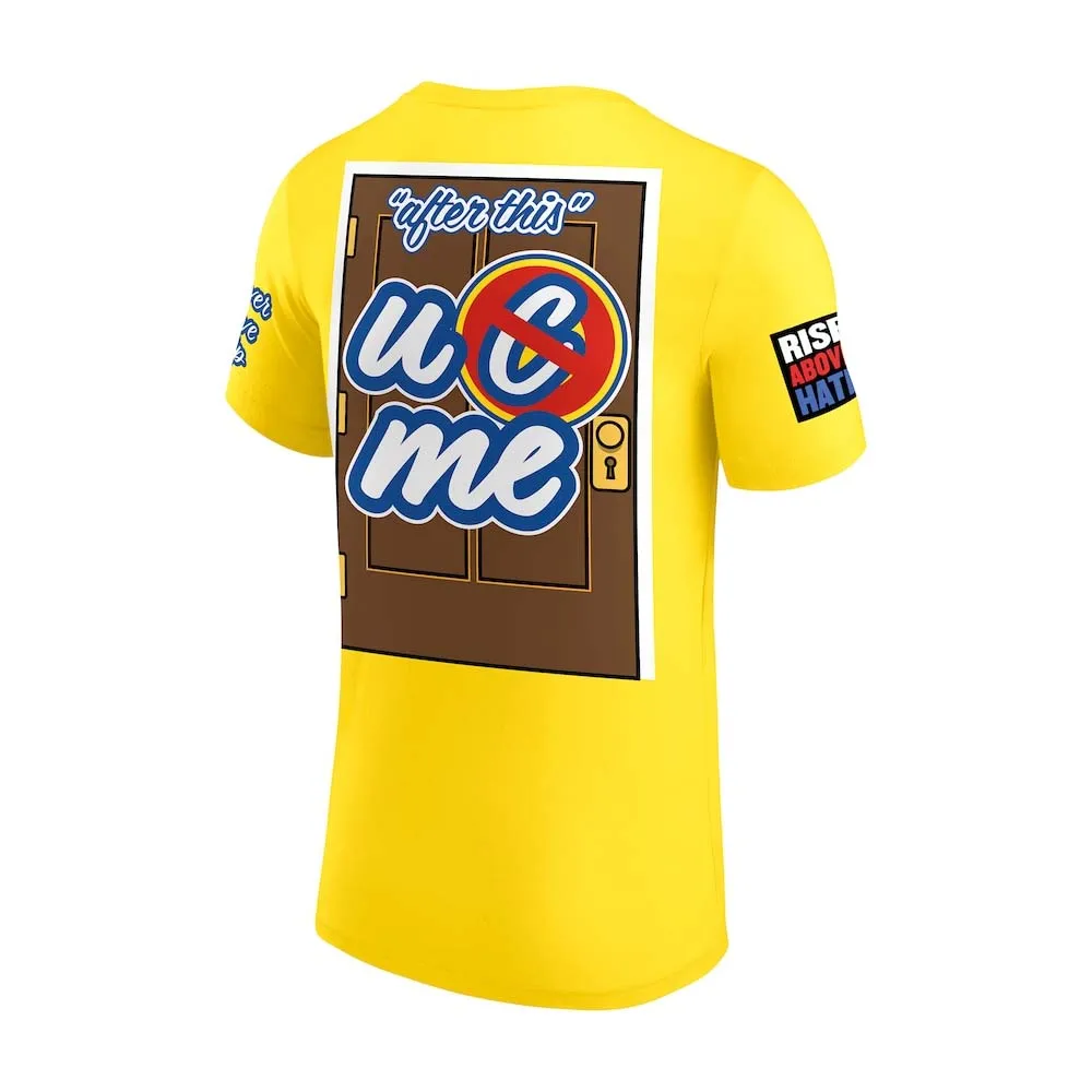 Men's Yellow John Cena Farewell Tour 2025 Indianapolis T-Shirt 3D Printing Daily Casual Quick Dry Short SleeveTee Plus Size Tee