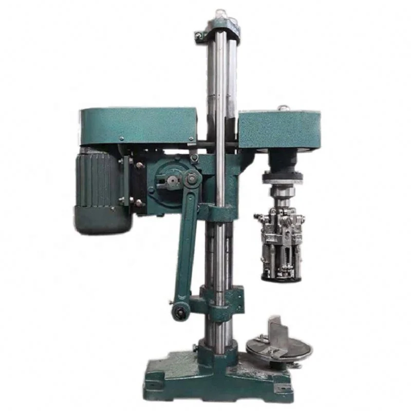 Manual High Efficiency Aluminum Cap Screw Ropp Capping Machine for Glass Wine Liquor Chemical Bottle