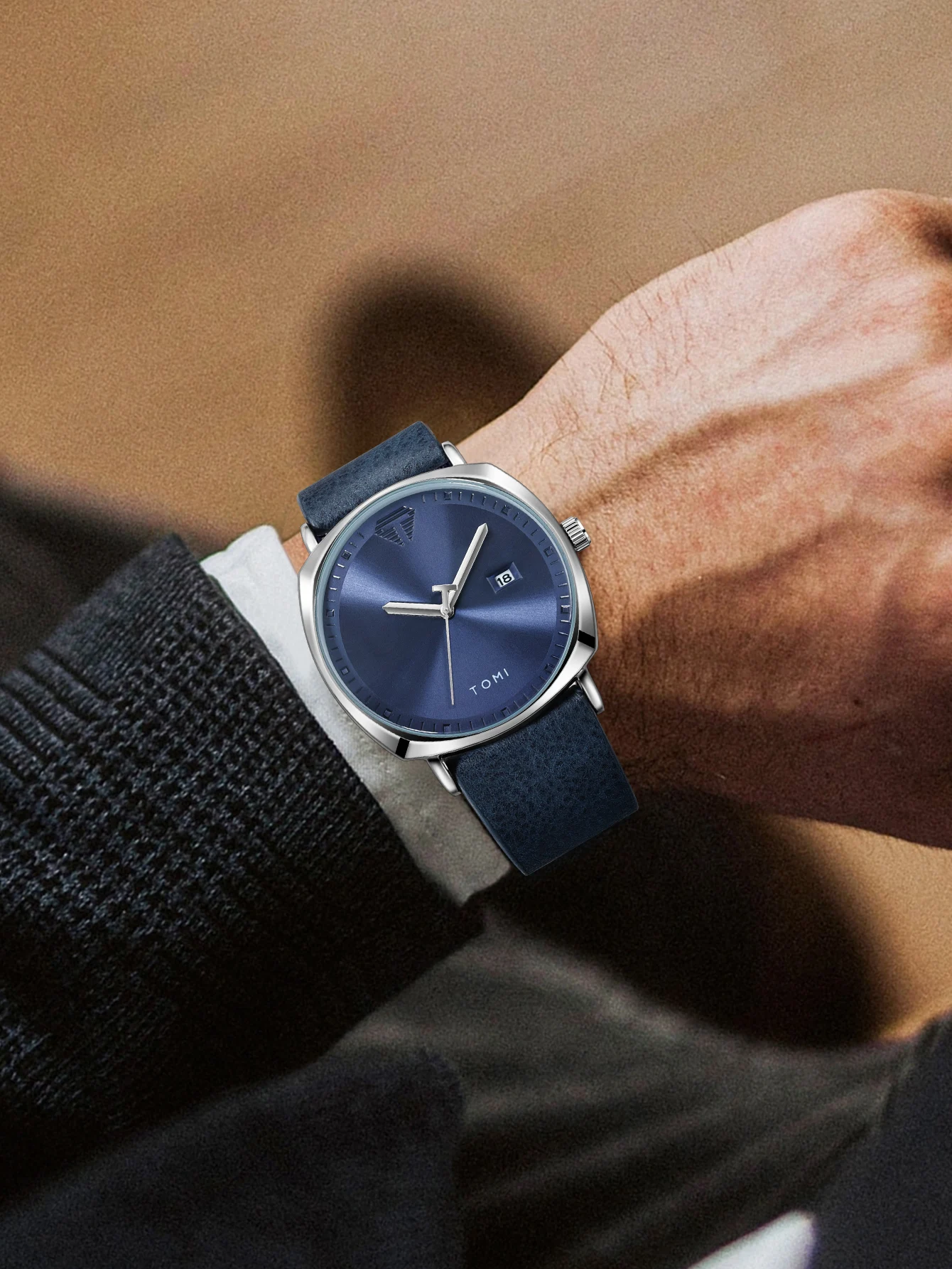 TOMI Neue 2PCS Luxury Business Männer Uhr Geschenk Box Set Einfache und Casual Männer Kalender Quarzuhr Stift Reloj männer Urlaub Geschenk – Detail 19