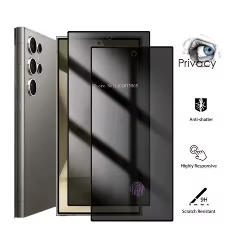 For Samsung Galaxy S24 23 22 21 20 Ultra empered Glass S24 23 22 21 20 Plus Privacy Anti-SpyTempered Glass Note20 Ultra 10 9 8 +