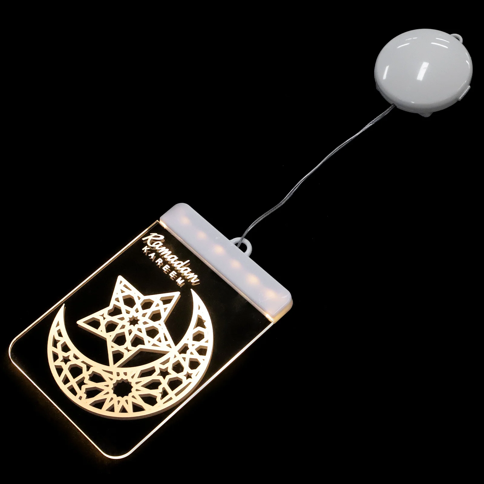 

Star Moon LED Ramadan Hanging Light Acrylic Decorative Pendant Lamp Eid Festival Party Lighting Ramadan Lights