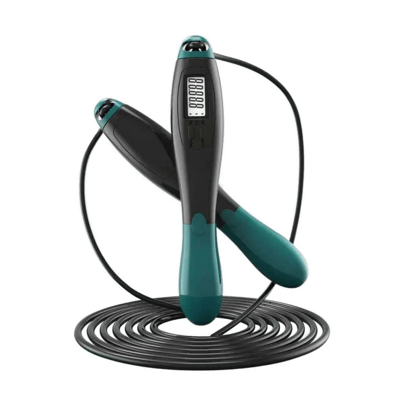 Electronic Counting Skipping Rope Intelligent Skipping Rope Fitness Exercise Metal Wire Rope Slimming Competition Skipping Rope