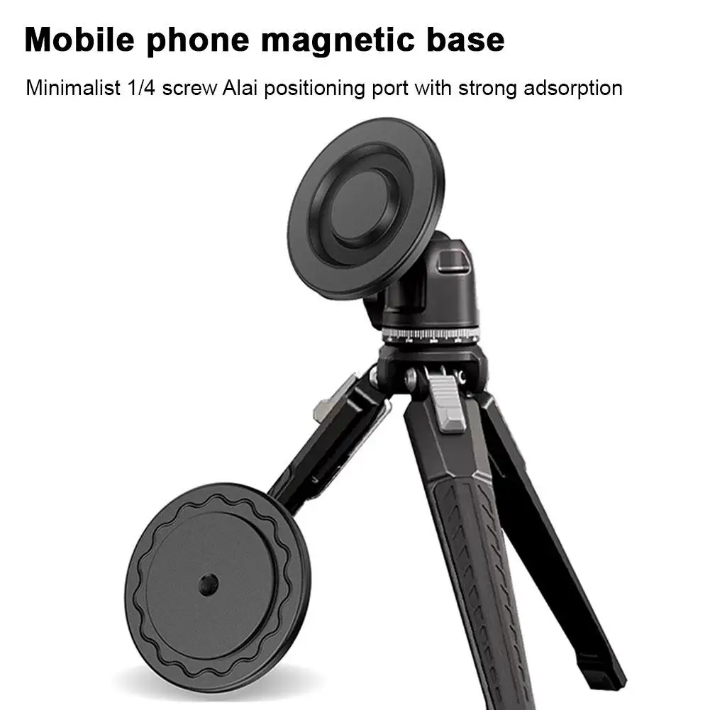 Cellphone Magnetic Base With 1/4 Screw Hole For MagSafe Iphone 13 14 15 Pro Phone Stand Magnet Car Phone Holder Accessories M1B9