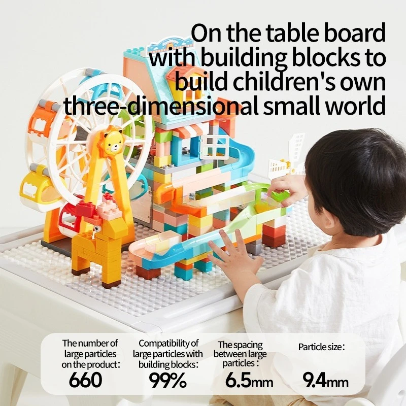 Magnetic drawing board table and chair set Multifunctional learning Reading homework Height adjustable children's table