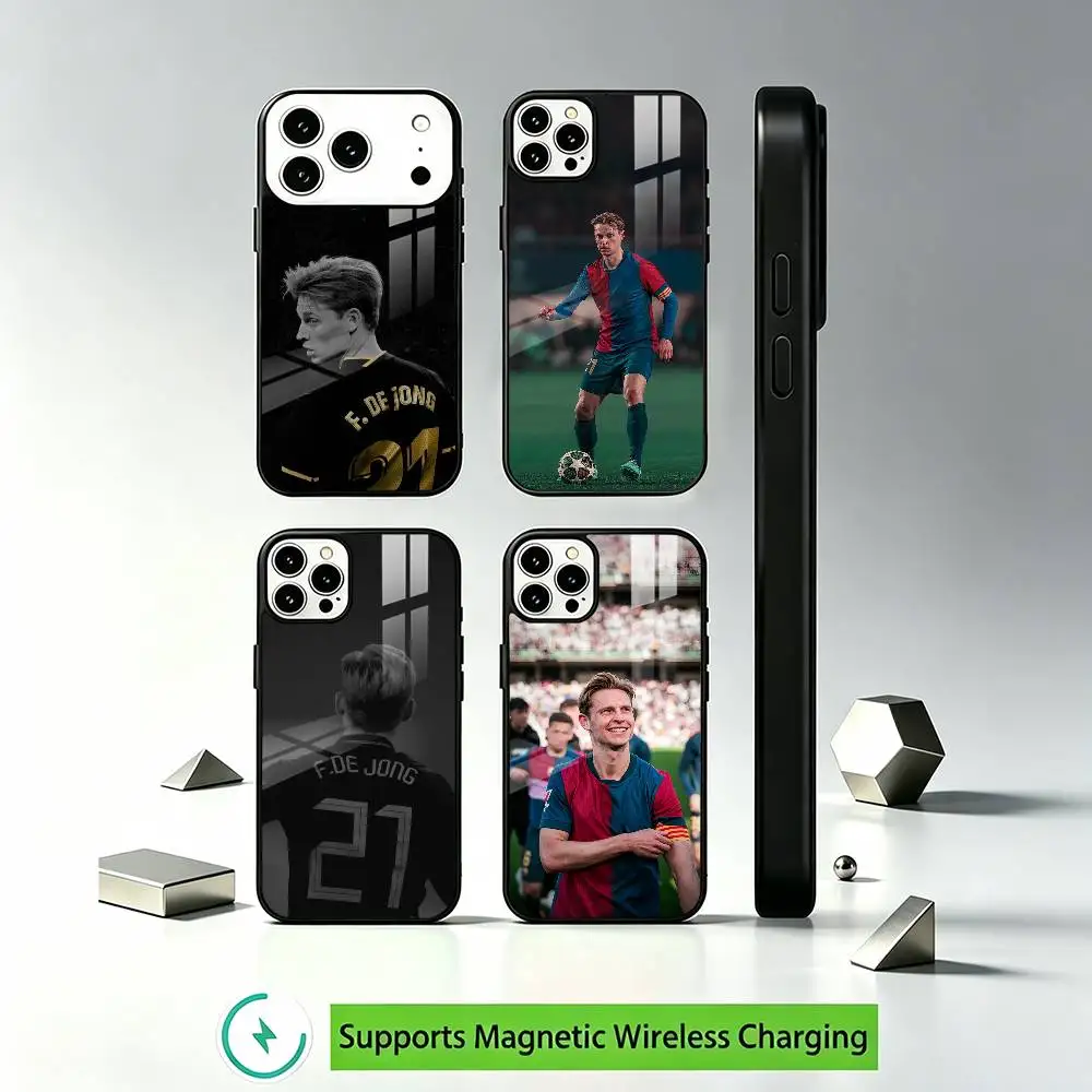 F D Jong Football Hot Selling  Phone Case For iPhone17,16,15,14,13,12 Plus,Pro Compatible with magnetic wireless charging
