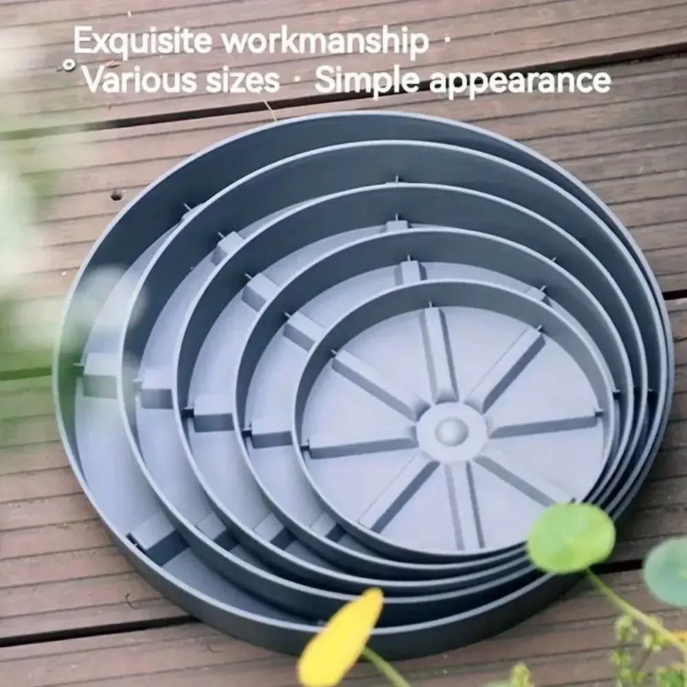 New Mobile Flowerpot Tray Anti Rotting Root Plastic Flower Pot Stand Patio BreathableBase Bottom Plant Pot Tray