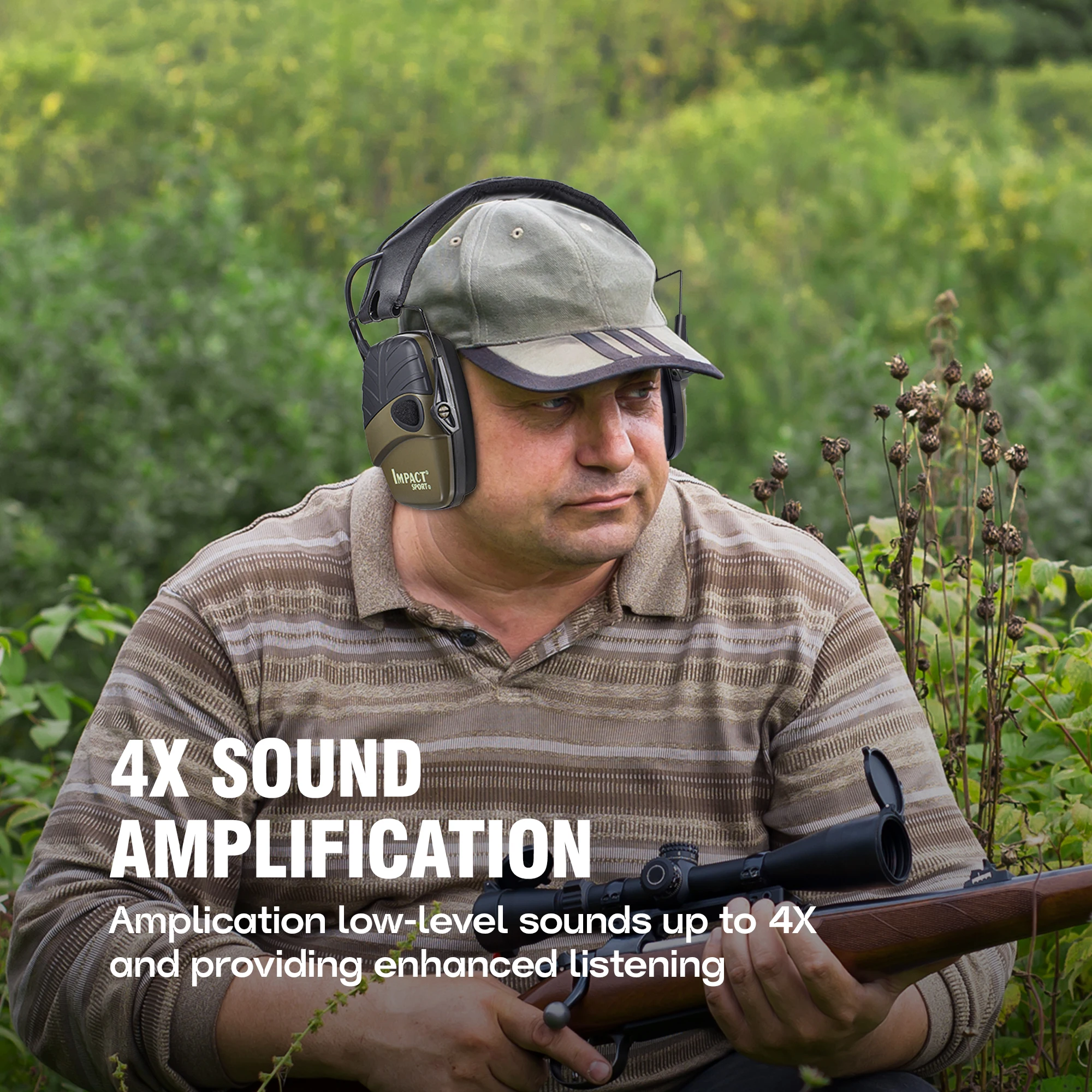 Honeywell Tactical Electronic Earmuffs - Noise Cancelling & Sound Amplification for Shooting Hearing Protection #2