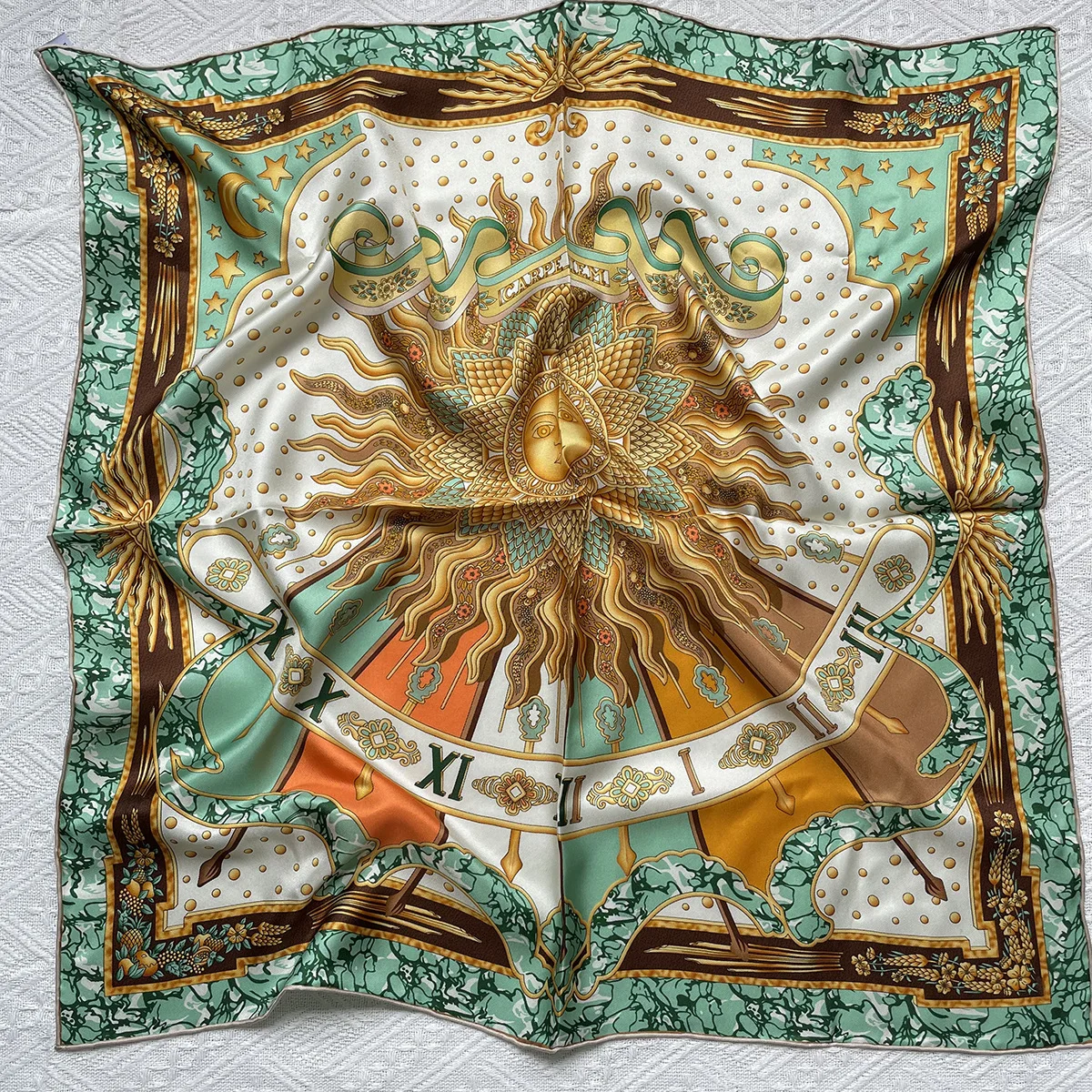 

Twill Mulberry Scarf Luxury Brands Square Bandanas Scarves Head Clothing Accessories Valentine's Day Christmas Gift