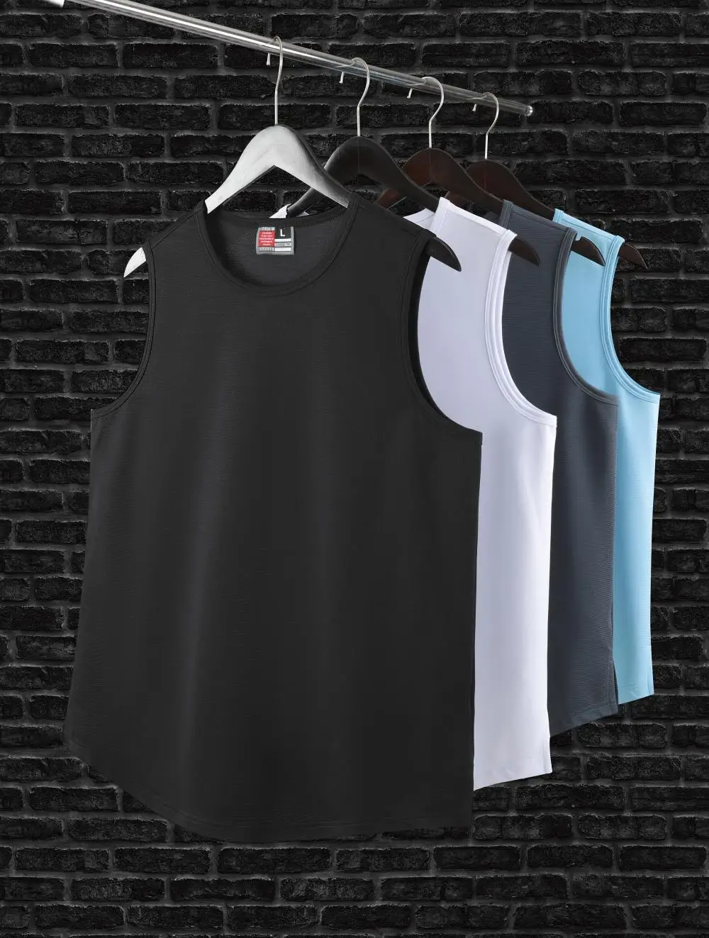 

Men's Sleeveless Basketball Sports T-Shirt Quick Drying Breathable Tank Top For Running Training Marathon Fitness Vest Sportwear