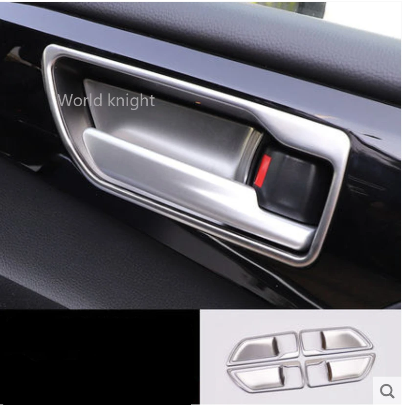 

For Toyota Highlander Kluger XU70 2020 2021 2022 ABS Carbon Fiber Car Inner Door Bowl Trim Frame Decorative Cover Interior