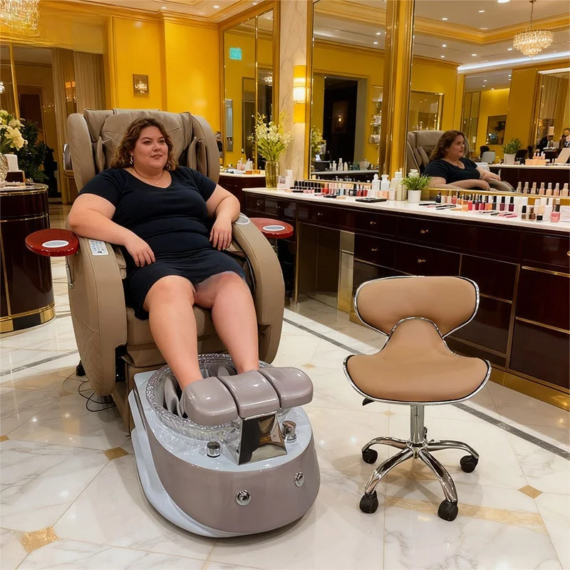 High End Comfortable Electric Reclining Luxury Massage Pedicure Chair For Beauty Salon