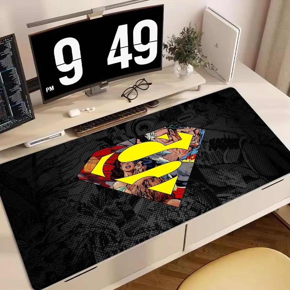 Beast Kingdom Superman Mousepad Pad Rubber Table Mat Extended Gaming Lock Edge Keyboard Mat