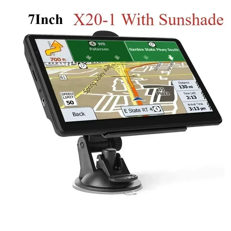 Bayerley Car GPS Navigation X20-1 with Sunshade 7