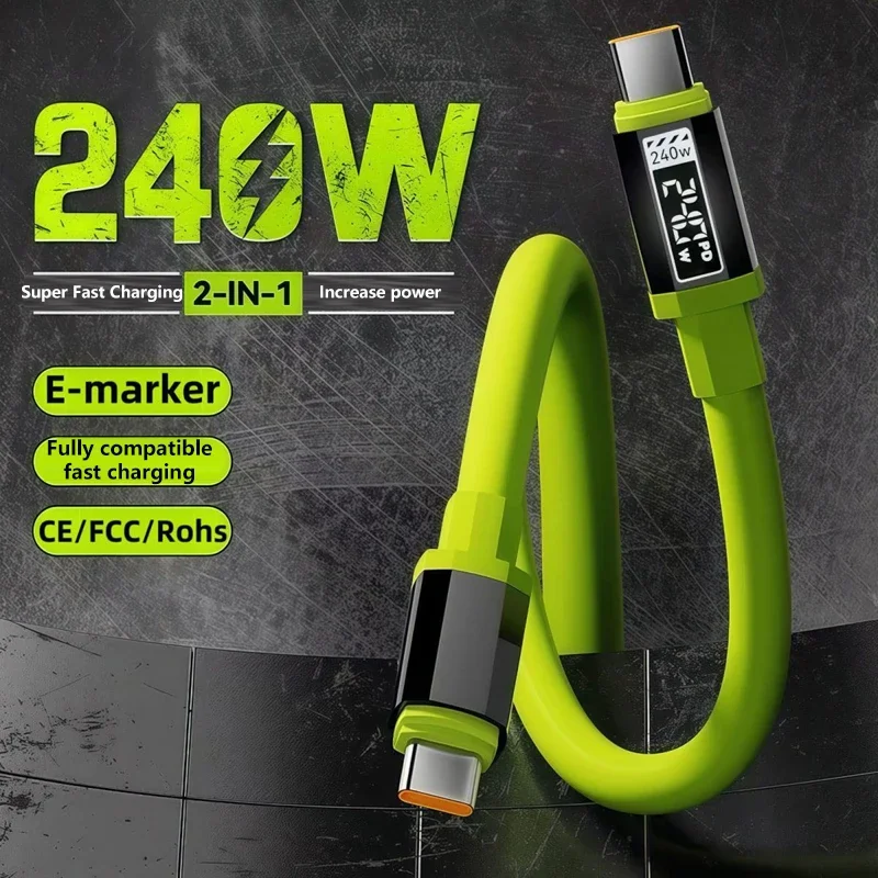 240W USB-C Fast Charging Cable 2