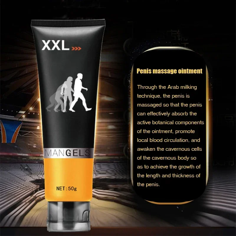 Crème d'agrandissement du pénis XXl pour homme, gel de massage, augmentation de l'épaississement de la bite, agrandissement du pénis, érection de grosse bite, 50ml