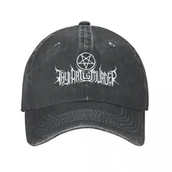 Thy Art Is Murder Logo Baseball Cap Outfits Classic Distressed Washed Vintage Deathcore Band Dad Hat Unisex Style Outdoor Summer