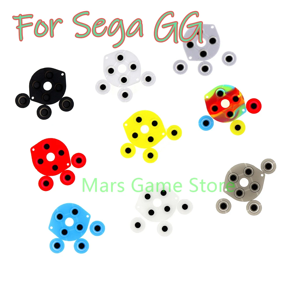 1Set For Sega GG Colorful Silicone Conductive Rubber Button Pads For SEGA GameGear GG Game Controller Accessories Replacement