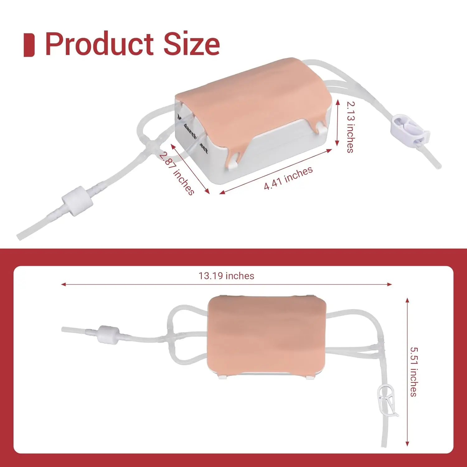 Medarchitect Phlebotomy Practice Kit IV Start Portable Kit Replaceable Parts Venipuncture Blood Draw Training for Nurse Medic view 4