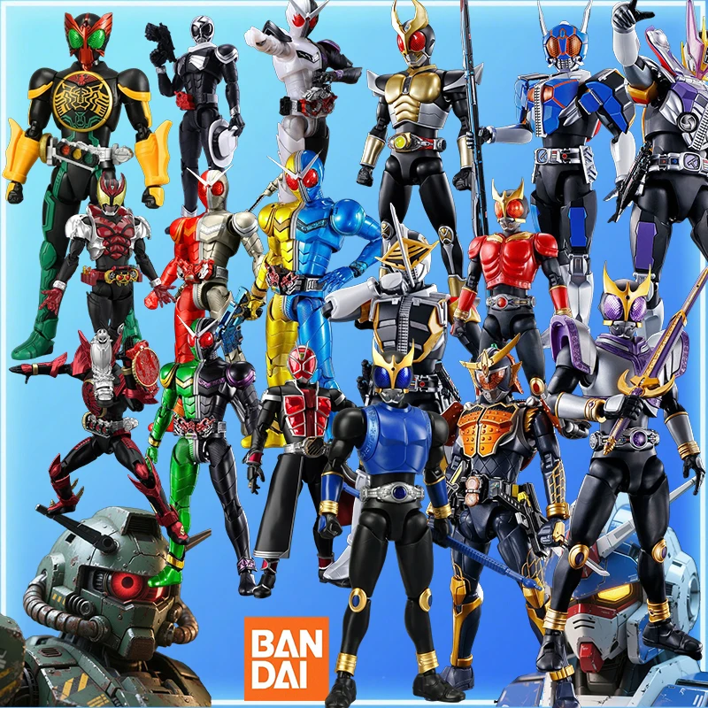 

Bandai Original FRS Tokusatsu Kamen Rider Joker, Kabuto, Kiva (Kiva Form) Аниме Фигурка Сборка Модель Игрушки Подарки Для Детей