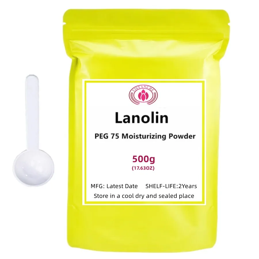 Pure Nature Water Soluble Lanolin PEG 75 Moisturizing Anti Wrinkle Tender Improve Fine Lines Body Face Skin Care Raw Material