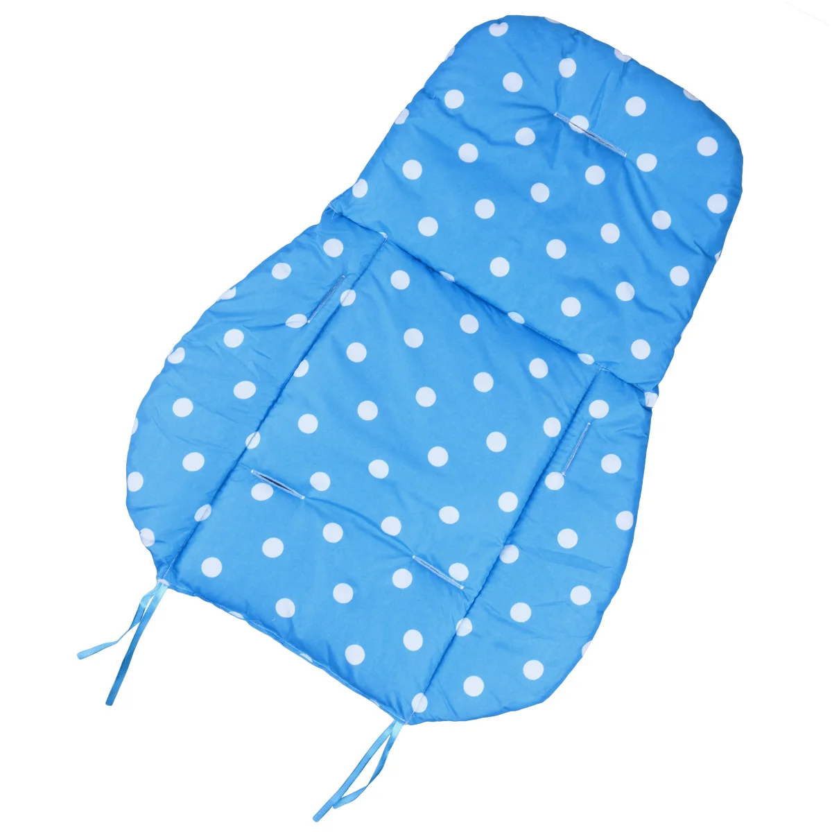 Cuscino universale per passeggino Imbottitura per carrozzina bifacciale spessa blu Imbottitura morbida e traspirante per passeggino