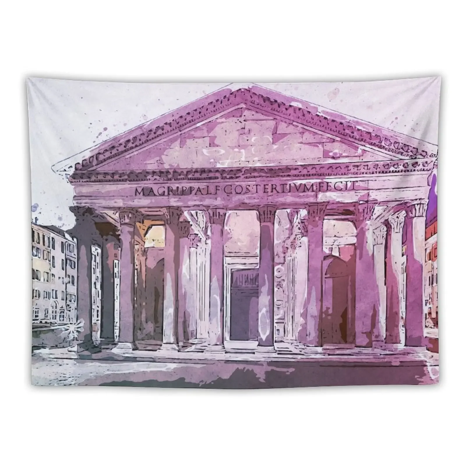 The Roman Pantheon Tapestry Aesthetic Home Decor Decorative Wall Murals Room Decor Tapestry