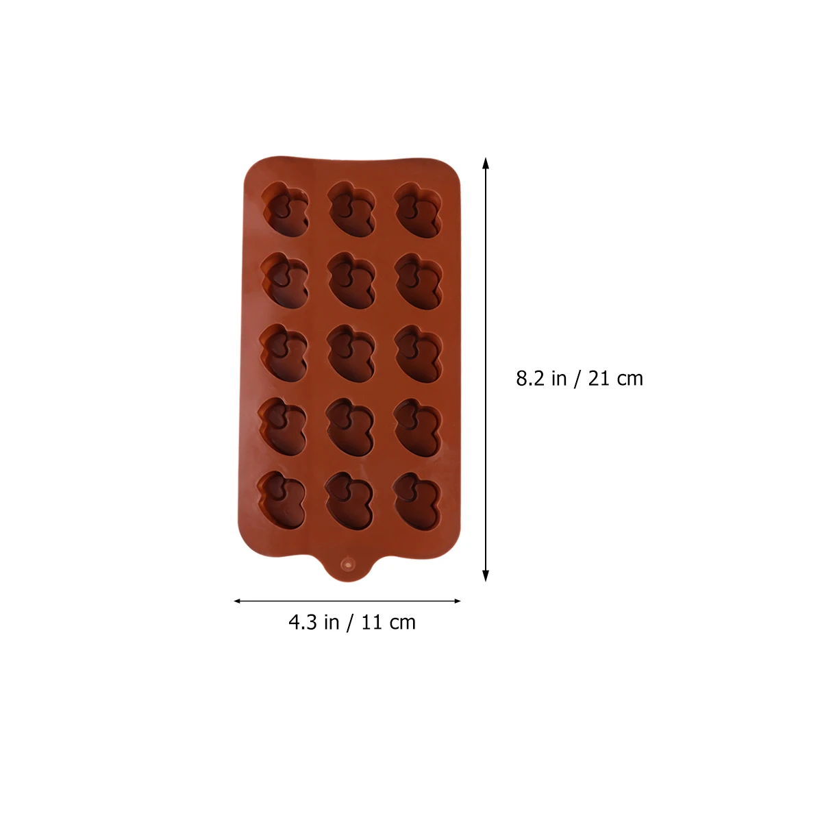 

2 PCS Baking Mold Chocolate Silicone for Molds Cakes Shapes Candy Making Bread Baby