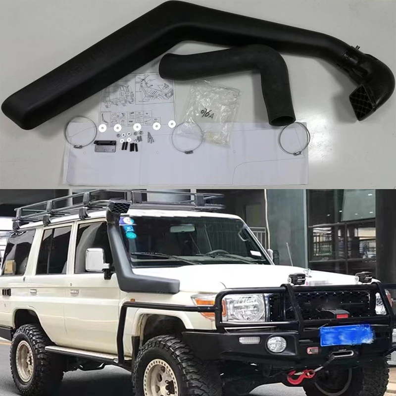 SUV 4 * 4 AIR FLOW  AIR INTAKE SNORKEL FOR TOYOTA LANDCRUISER 71 73 75 78 79 SERIES LC76 03/2007-2020 Diesel CAR LLDPE PIPE