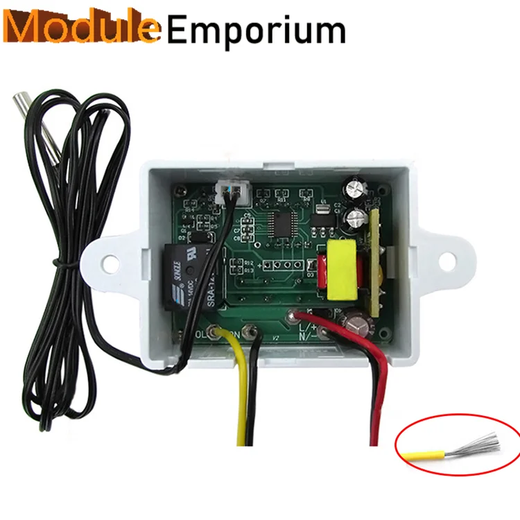 W3001 Digital LED Temperature Controller 10A Thermostat Control Switch Probe XH-W3001 12V/ 24V/ 110V /220V