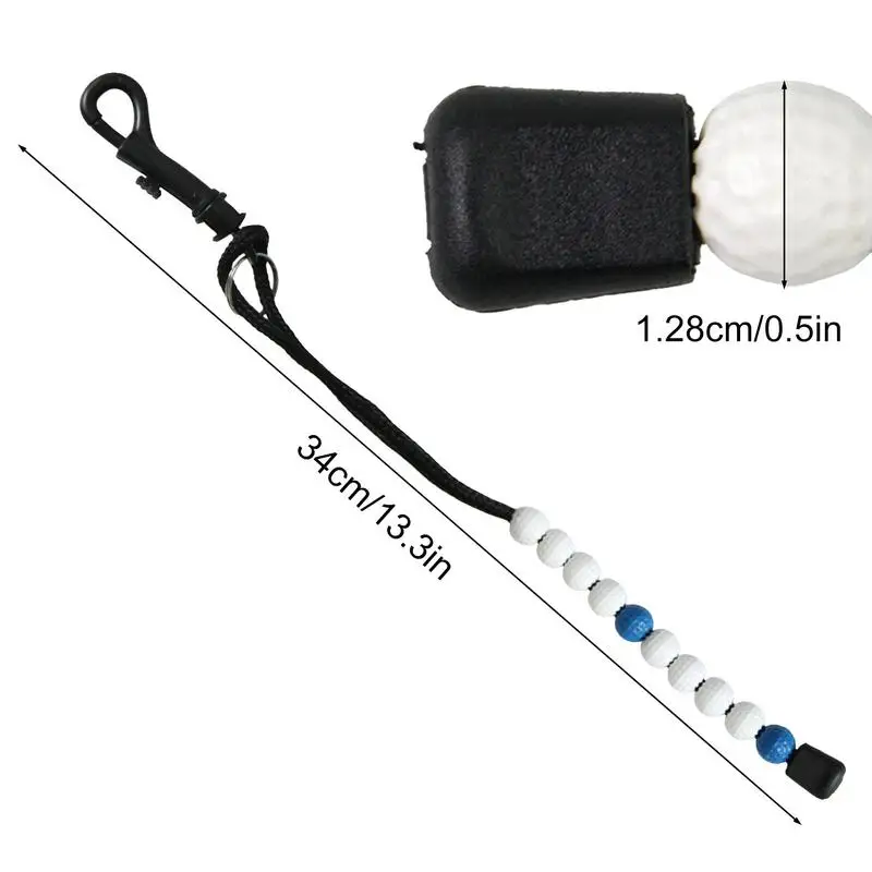 Golf Beads com clipes para saco, contador, contagem, fácil acesso